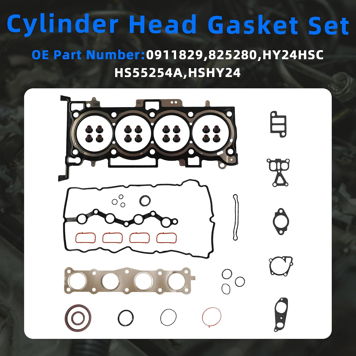 GPQ 2.4L Head Gasket Set For Hyundai Santa Fe Tucson Kia Forte 10-15 HS54741B