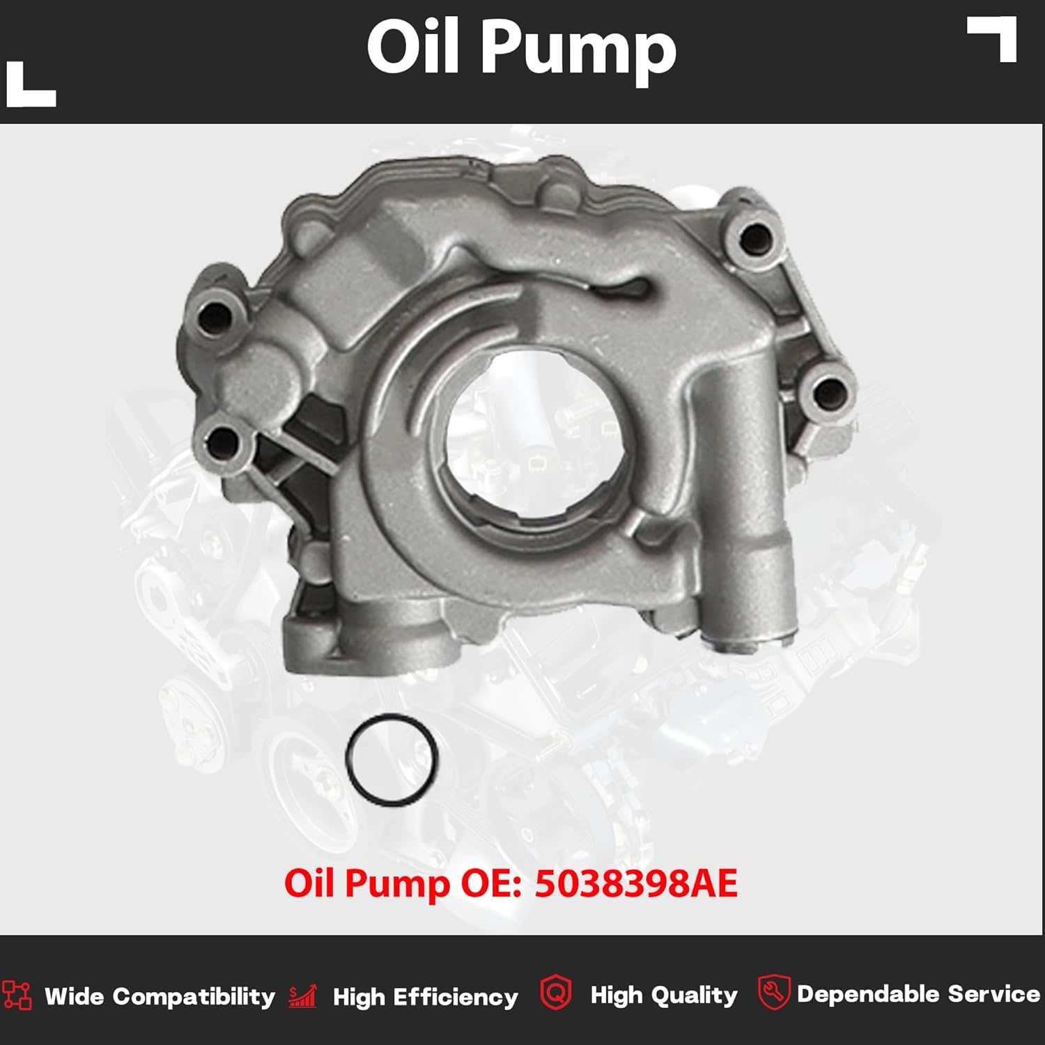 GPQ 6.4L Hemi V8 Full Head Gasket Timing Chain VVT For Dodge Jeep 1-18