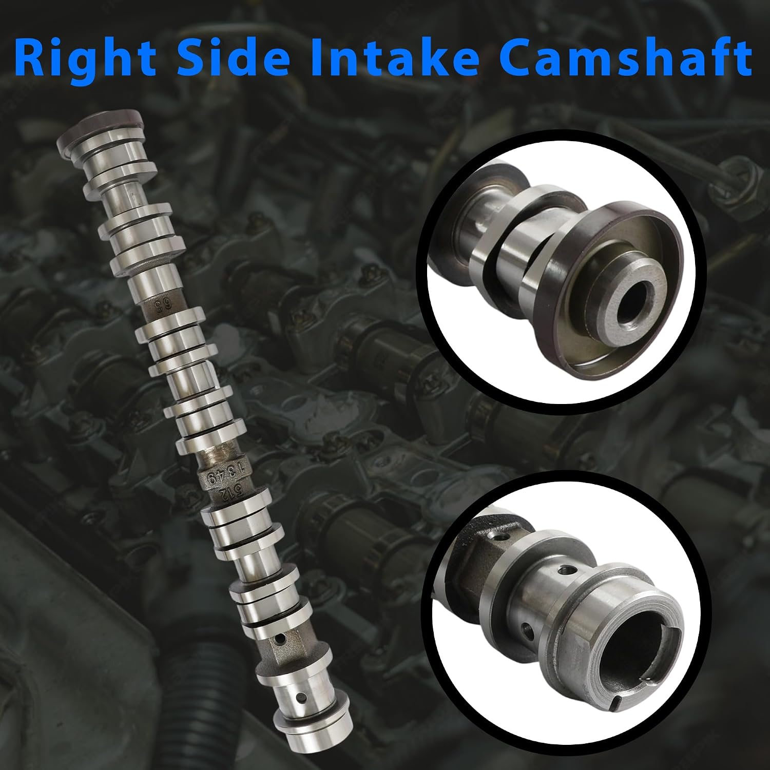 GPQ Right Intake Exhaust Camshaft 5047913AD Fit Jeep Dodge Chrysler Ram 1500 3.6L V6 16-24