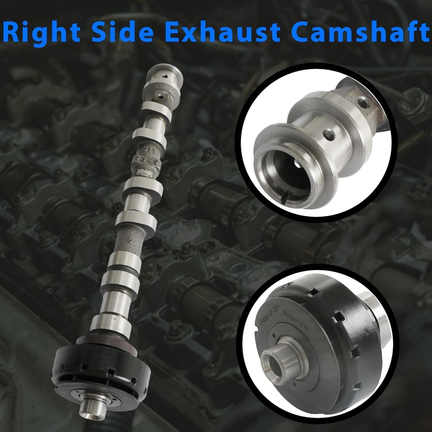 GPQ Camshaft Kit Fit Jeep Dodge Ram Pacifica 3.6L Pentastar 16-24 5047913AD 5048030AD