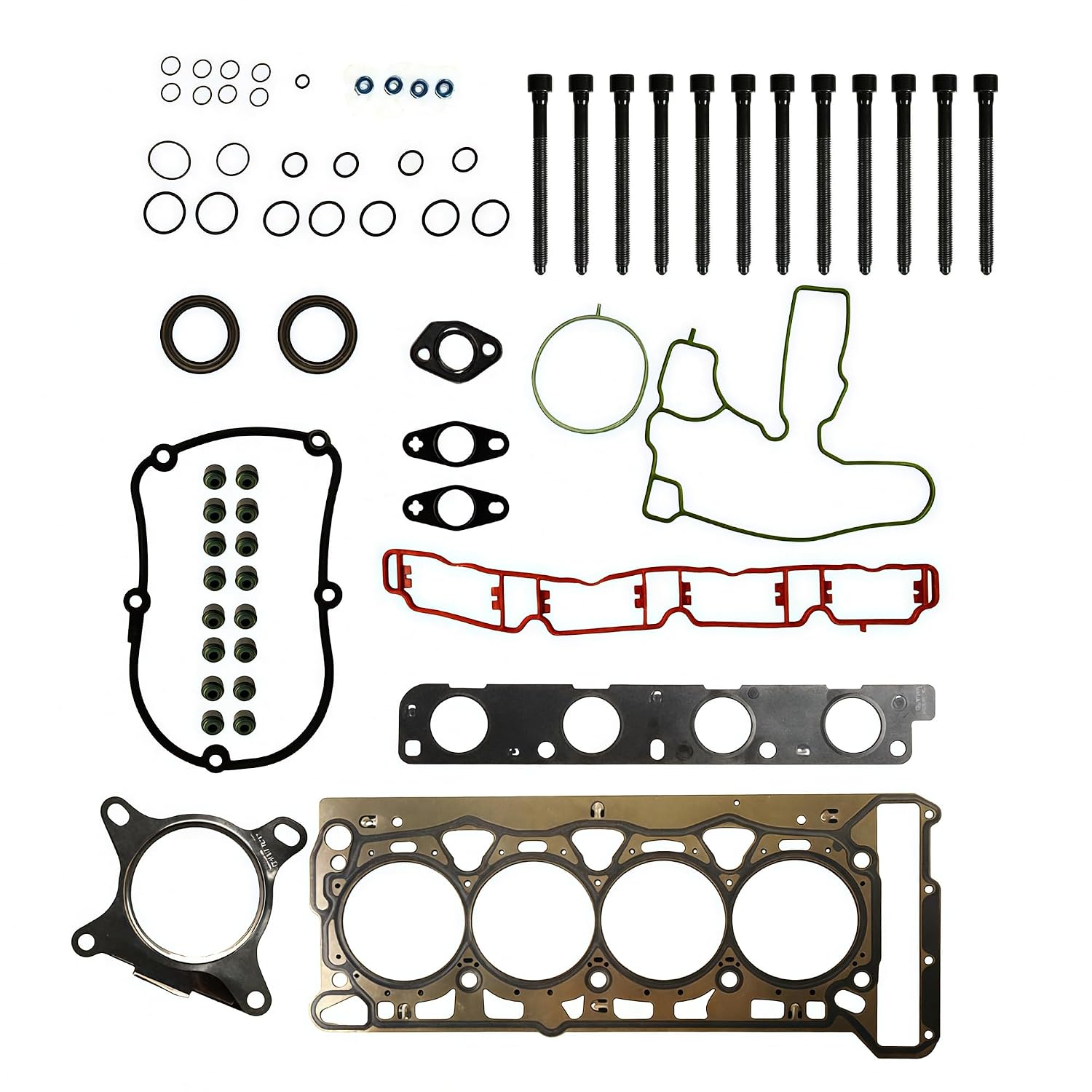 GPQ EA888 Gen2 MLS Head Gasket Set with Bolts Audi VW 2.0L 08-18 HS26455PT