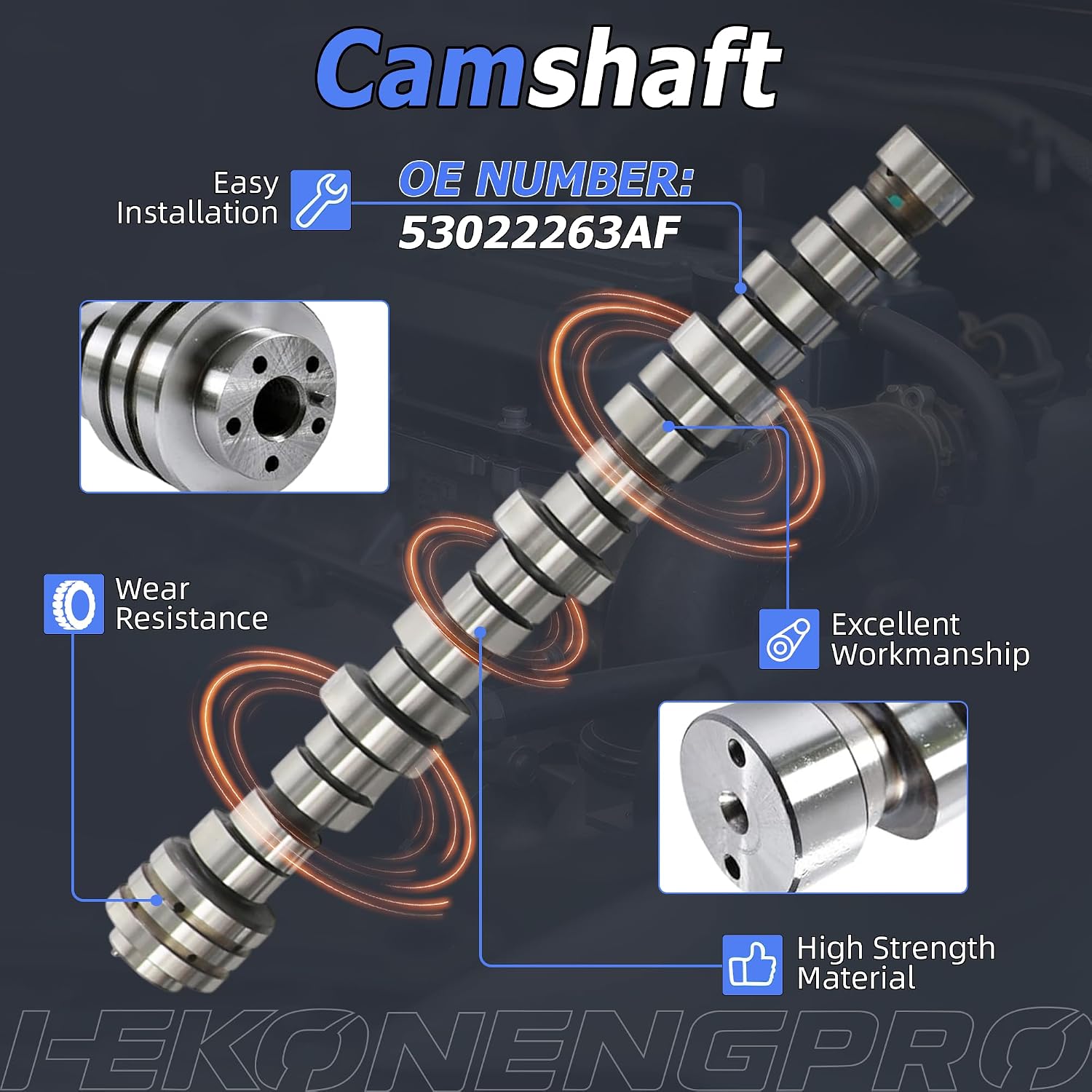 GPQ 5.7 HEMI MDS Cam Lifters Kit Full Gasket Head Bolt Fit Ram 1500 Dodge Chrysler 09-19