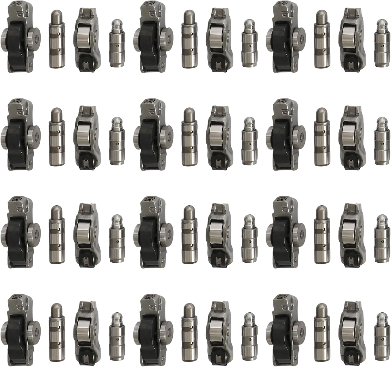 GPQ 24Pcs Intake Exhaust Lifter Rocker Arm Kit For Dodge Jeep Chrysler 3.6L 16‑24