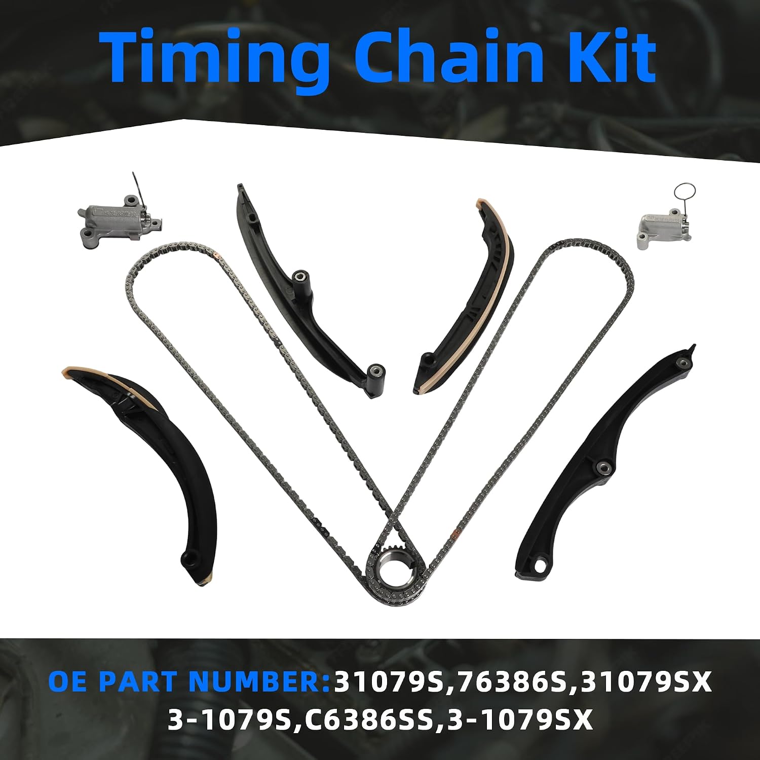 GPQ Timing Chain Kit For Ford F150 Expedition Lincoln Navigator 3.5L 2017-2021