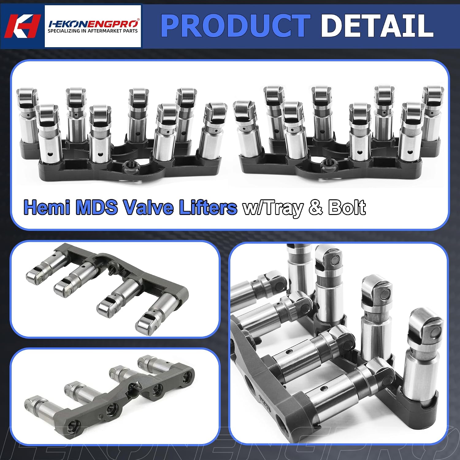 GPQ 5.7 HEMI MDS Cam Lifters Kit Full Gasket Head Bolt Fit Ram 1500 Dodge Chrysler 09-19