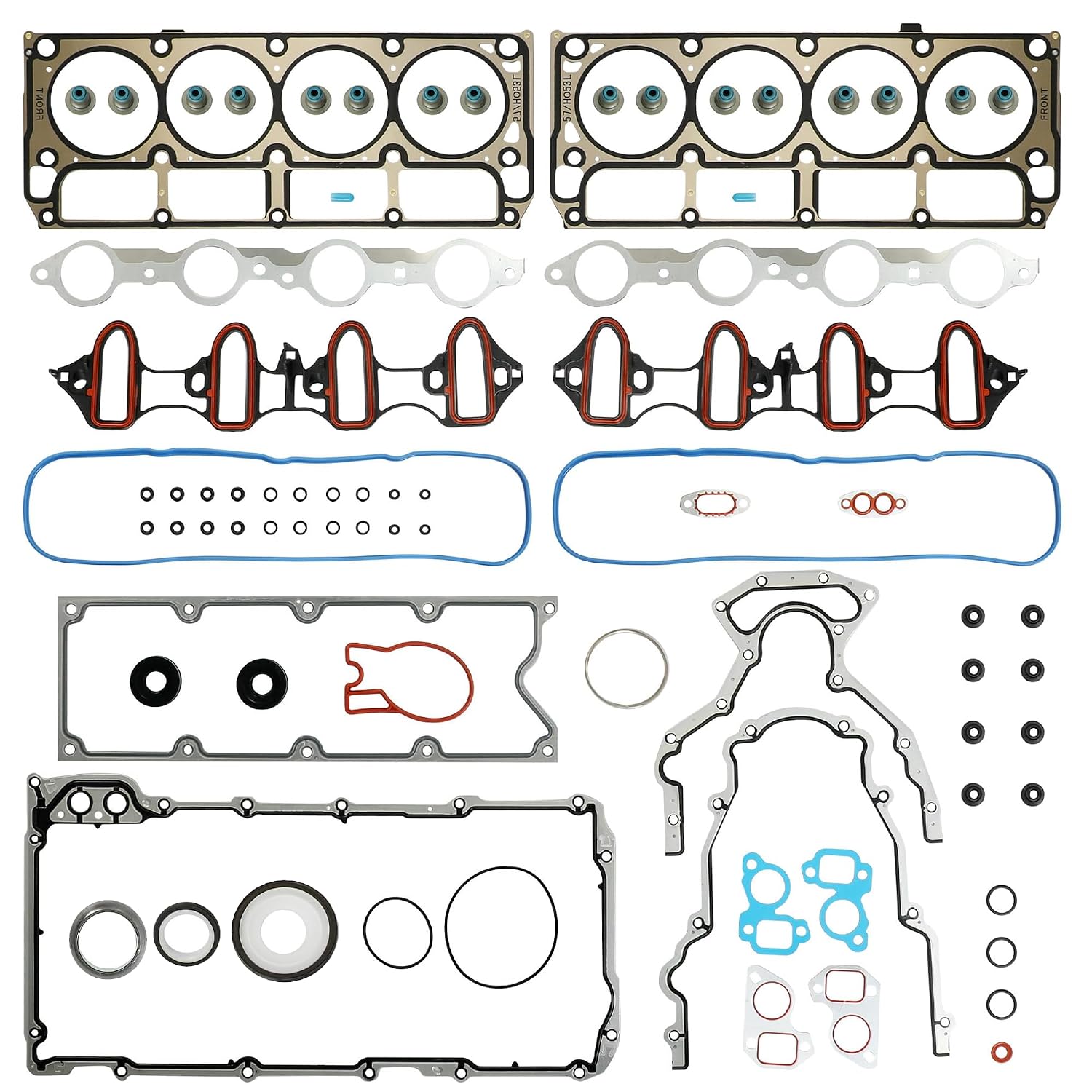 GPQ HS26191PT-1 Head Gasket Set for Chevy Buick GMC Cadillac 4.8L 5.3L 02-14