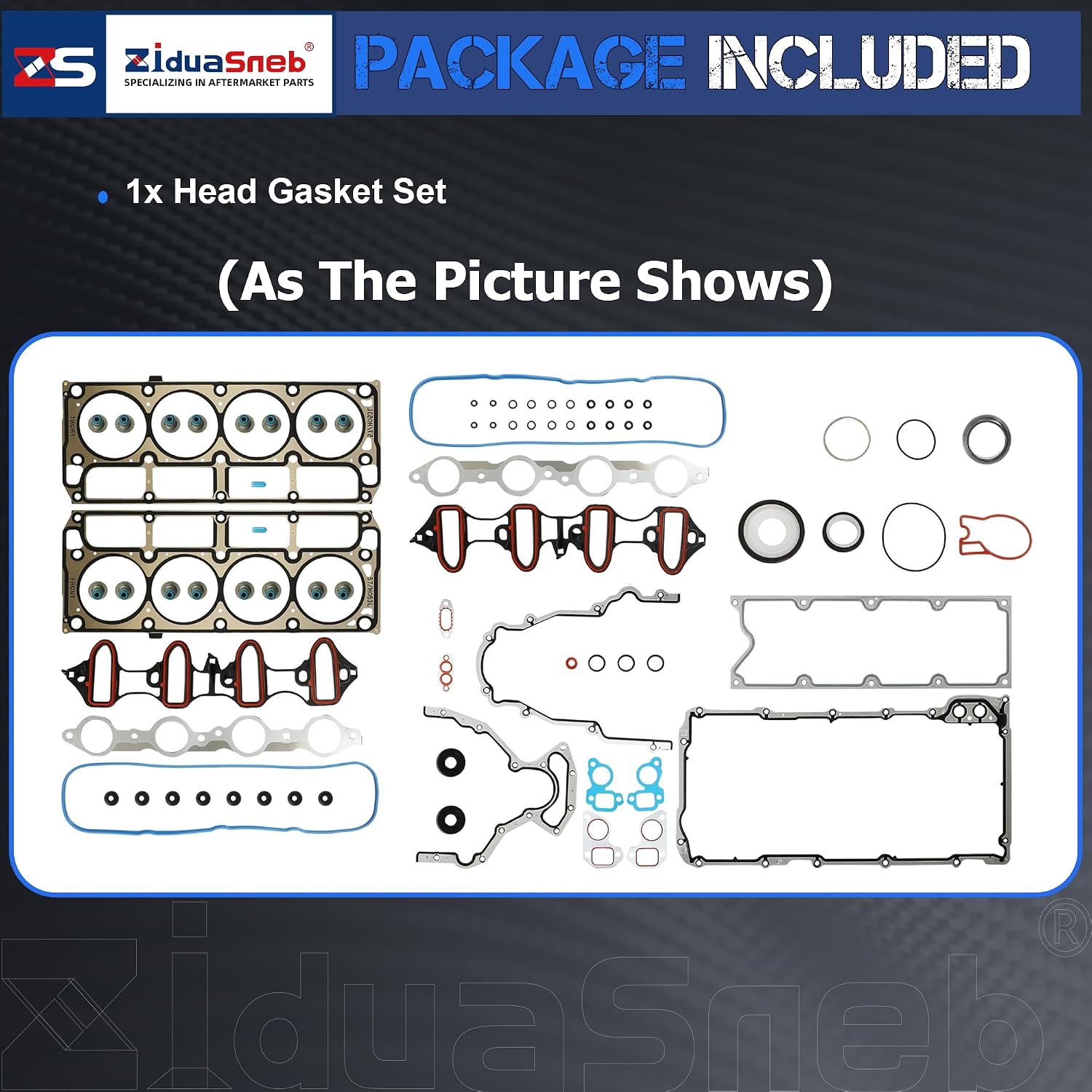 GPQ HS26191PT-1 Head Gasket Set for Chevy Buick GMC Cadillac 4.8L 5.3L 02-14