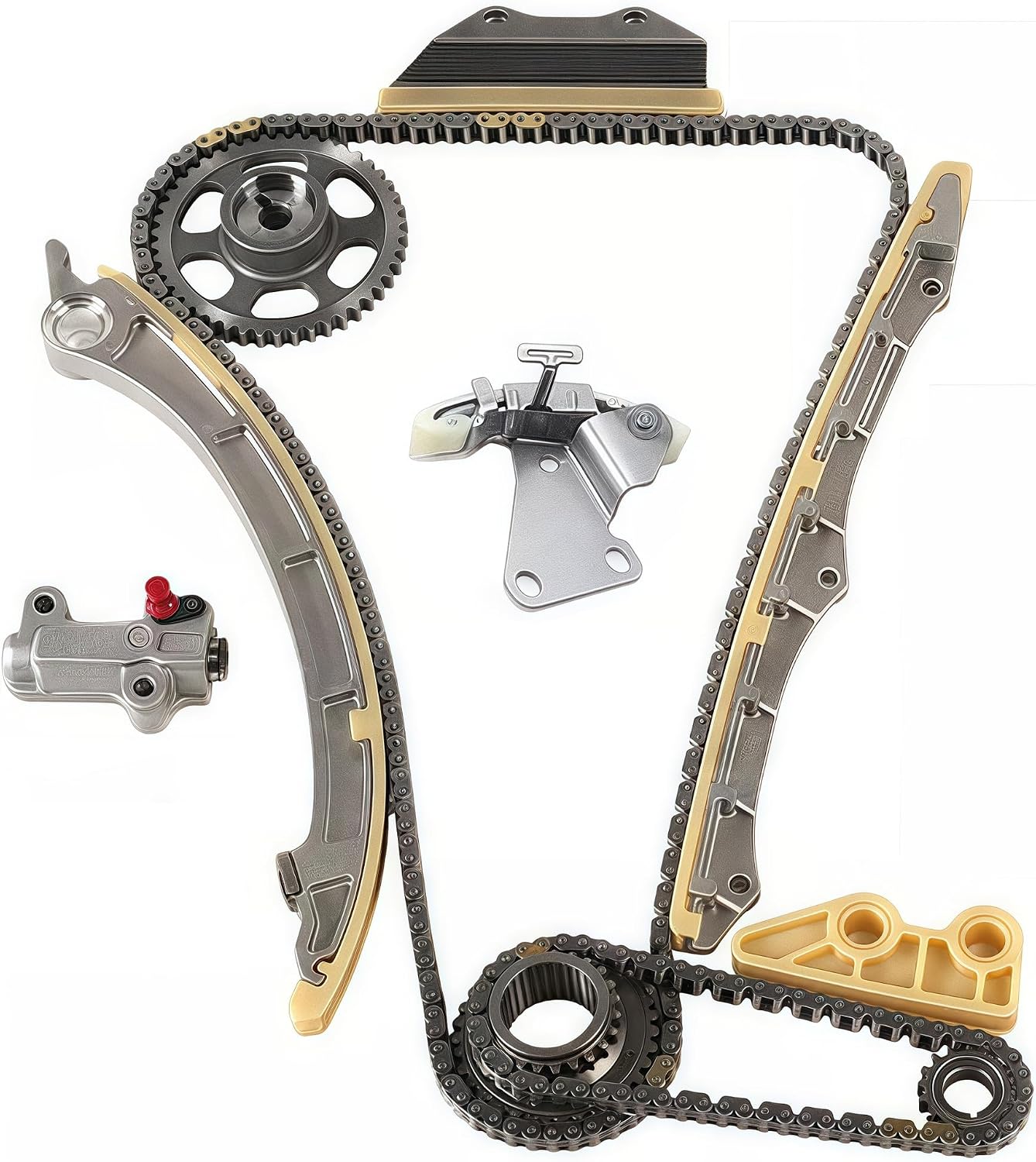 GPQ Timing Chain Kit w/ Tensioner & Guides For Honda CR-V Crosstour Acura TSX ILX DOHC 2.4L 08-15