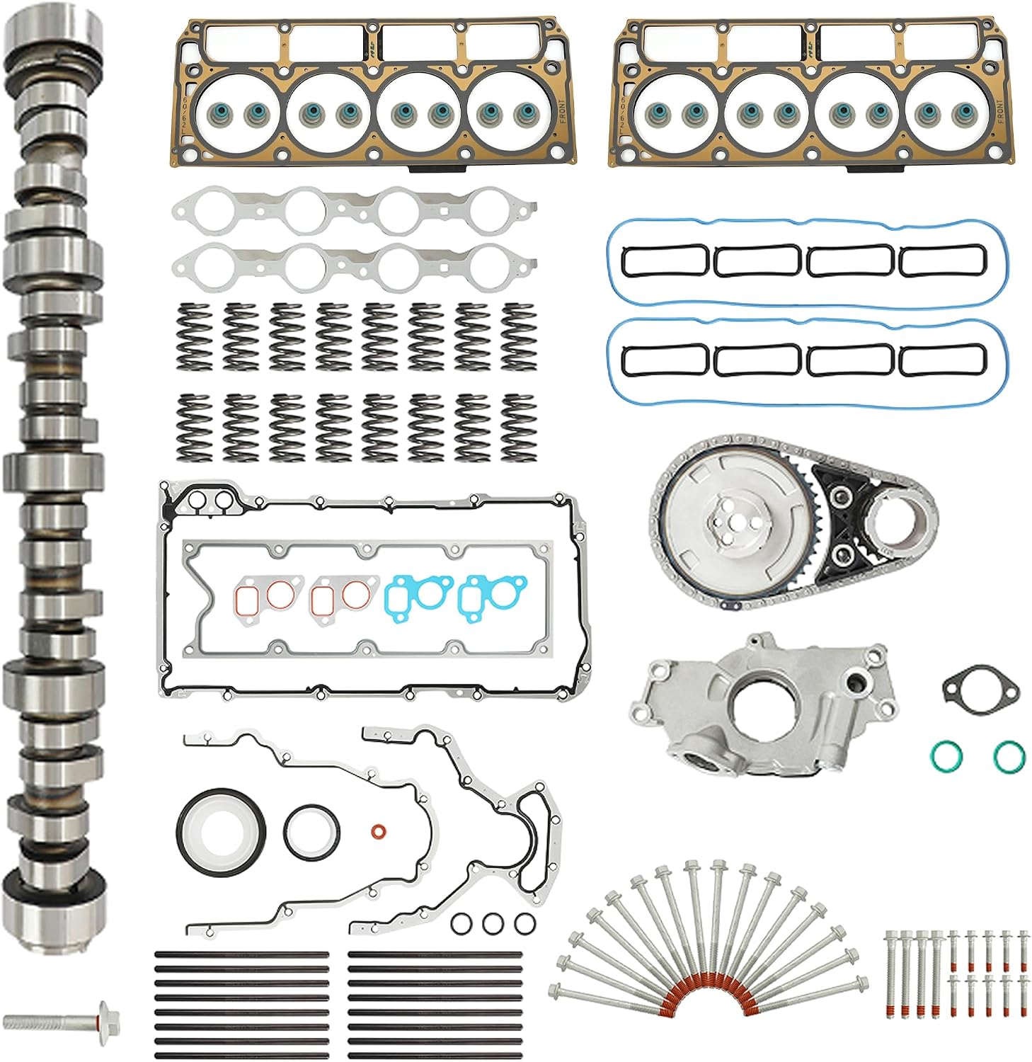GPQ 99-07 Stage 2 Forged steel camshaft rebuild  Fit LS1 4.8 5.3 5.7 6.0 For Cadillac Hummer Chevy GMC 4.8L LR4/5.3L LM7/6.0L LQ4 V8