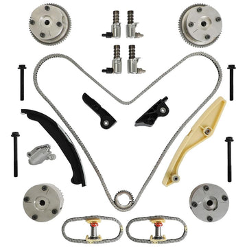 90738S Timing Chain Kit with VVT Cam Phaser for Ford F-150, Explorer, Edge 3.5L 3.7L
