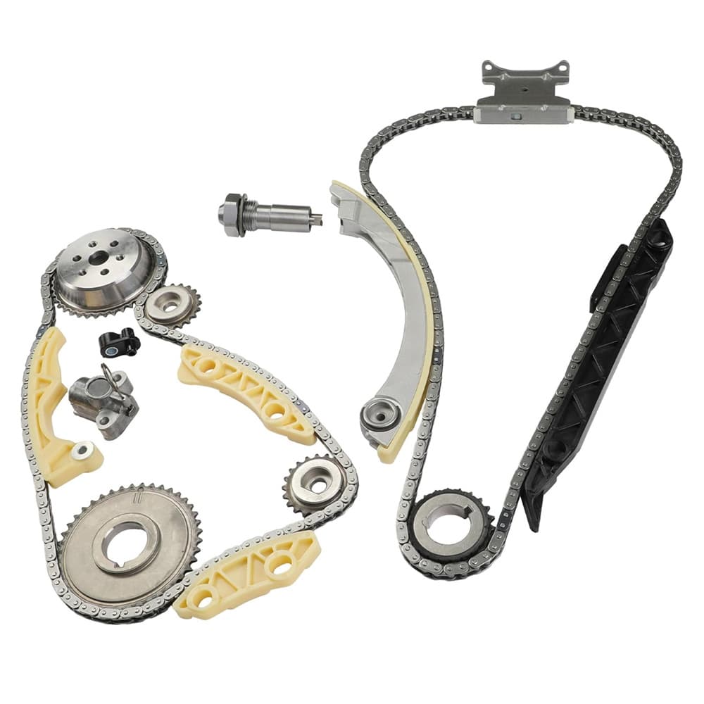 Complete timing repair kit OE#9-4201S/9-4201SX for 2003-2015 GM four-cylinder engines, eliminates chain rattle and misfire fault codes, direct OEM replacement. 1-year warranty & free shipping.
