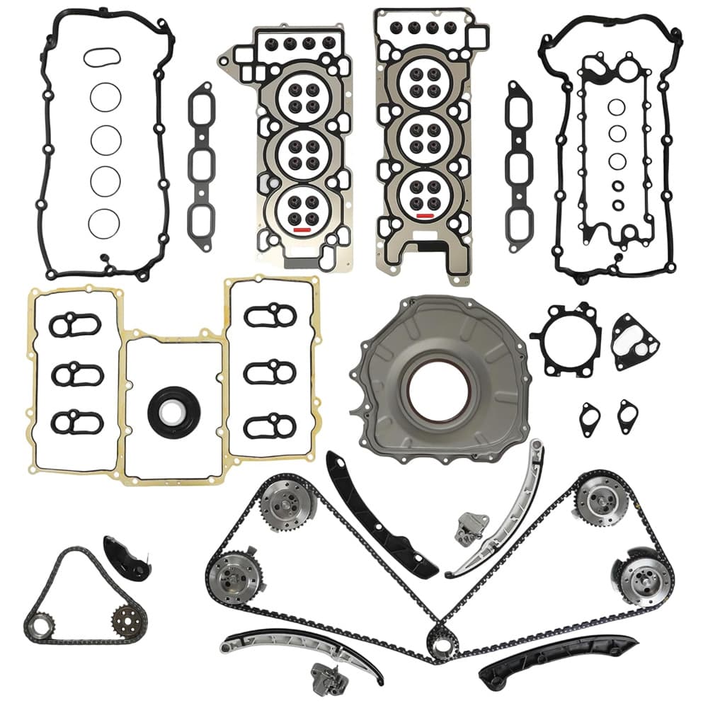 AJ126 3.0T V6 Head Gasket Timing Chain Kit With VVT Sprocket Fit Land Rover Jaguar 2014-2020
