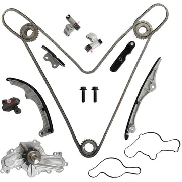 AT4Z-6306-A 3.5 3.7 Engine Timing Chain Kit W/Water Pump