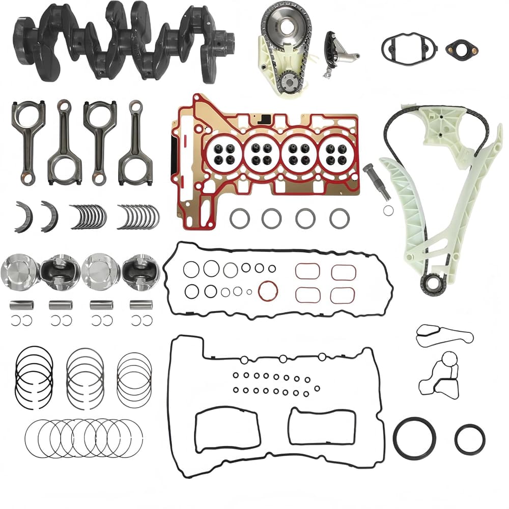 BMW 2.0L Engine Overhaul Kit Includes Crankshaft Piston Connecting Rod Assembly And Timing Sprocket Kit