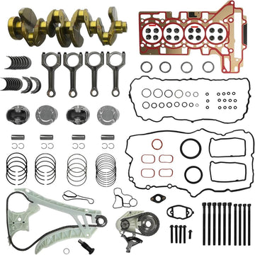 BMW 2.0 Engine Full Overhaul Kit Crankshaft Piston Connecting Rod Timing Sprocket Kit