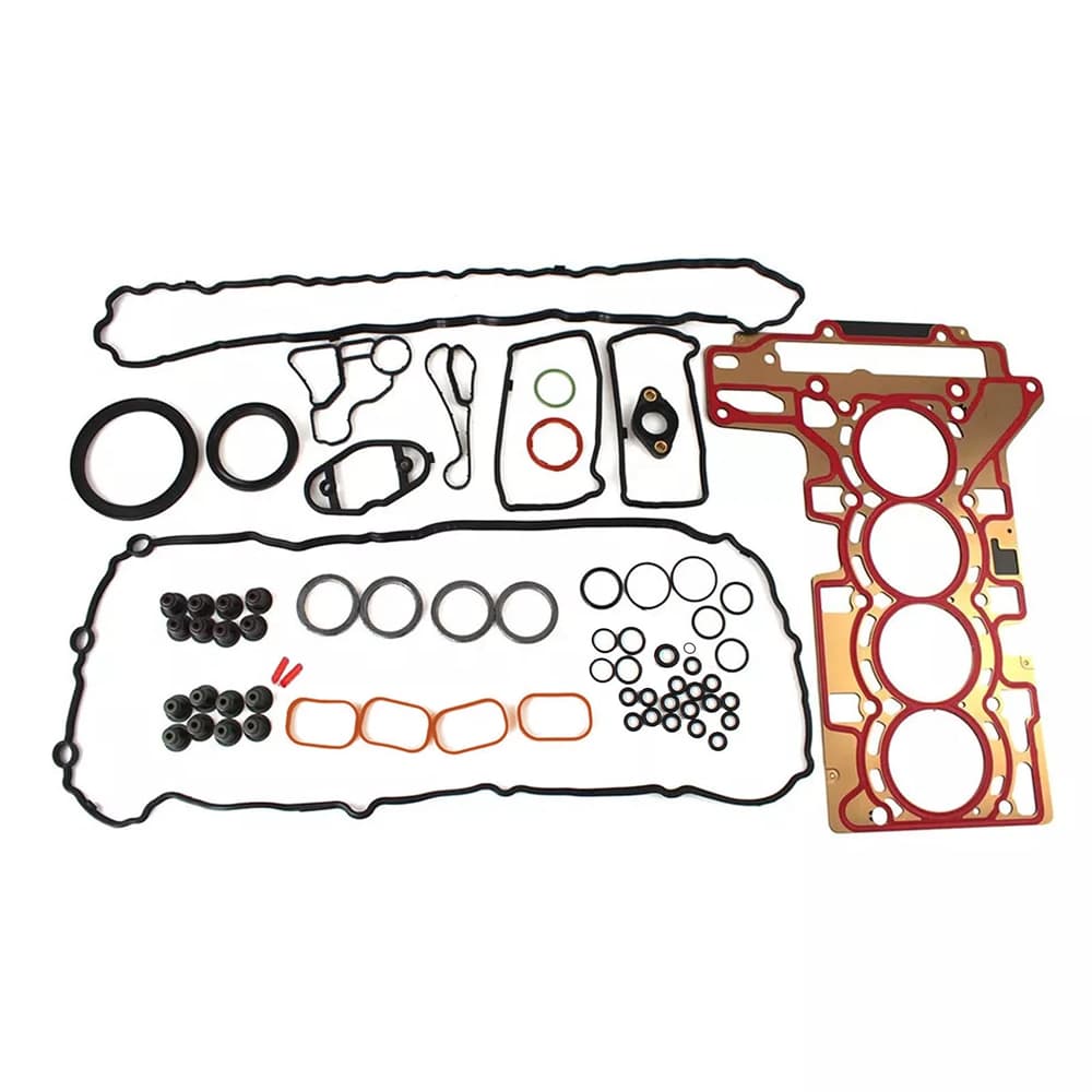 BMW 2.0L Cylinder Head Gasket Kit Including Valve Stem Seals Front And Rear Crankshaft Oil Seals