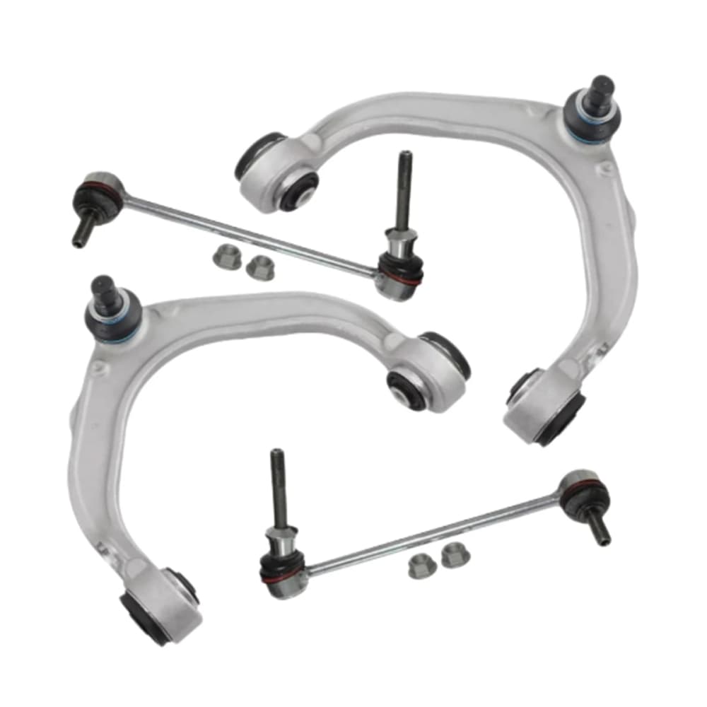 BMW 3.0 4Pcs Front Upper Control Arm With Ball Joint Assembly And Stabilizer Sway Bar End Link Kit