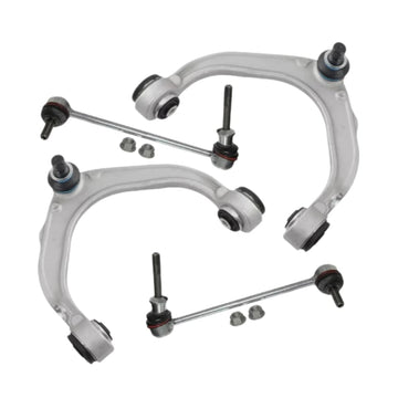 BMW 3.0 4Pcs Front Upper Control Arm With Ball Joint Assembly And Stabilizer Sway Bar End Link Kit