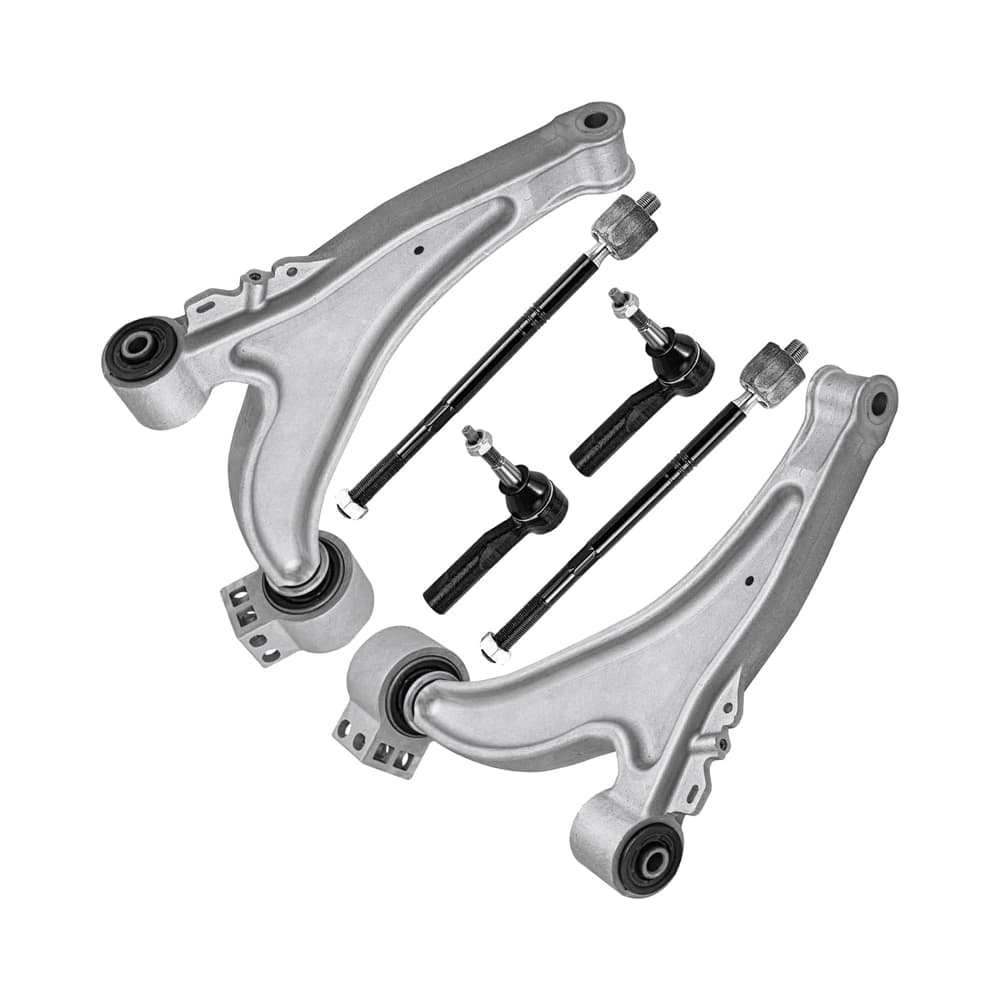 Buick 6Pcs Front Lower Control Arms Tie Rods Kit With Ball Joint
