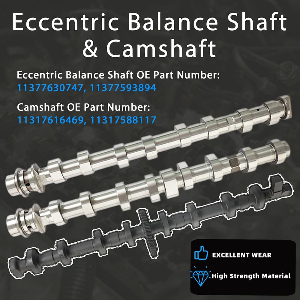 N20 2.0T Engine Camshaft Fit BMW N26 F30 F10 F25 X1 X3 Z4 Turbo Replacement Shaft
