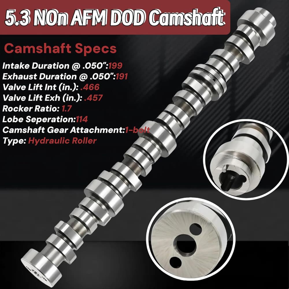 GM 5.3L Non-AFM Full Overhaul Kit with Cam Lifters, MLS Gaskets & Oil Pump
