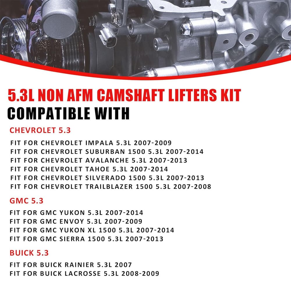 Eliminate lifter tick & AFM breakdown, full OEM-spec overhaul components, 1-year warranty + free shipping
