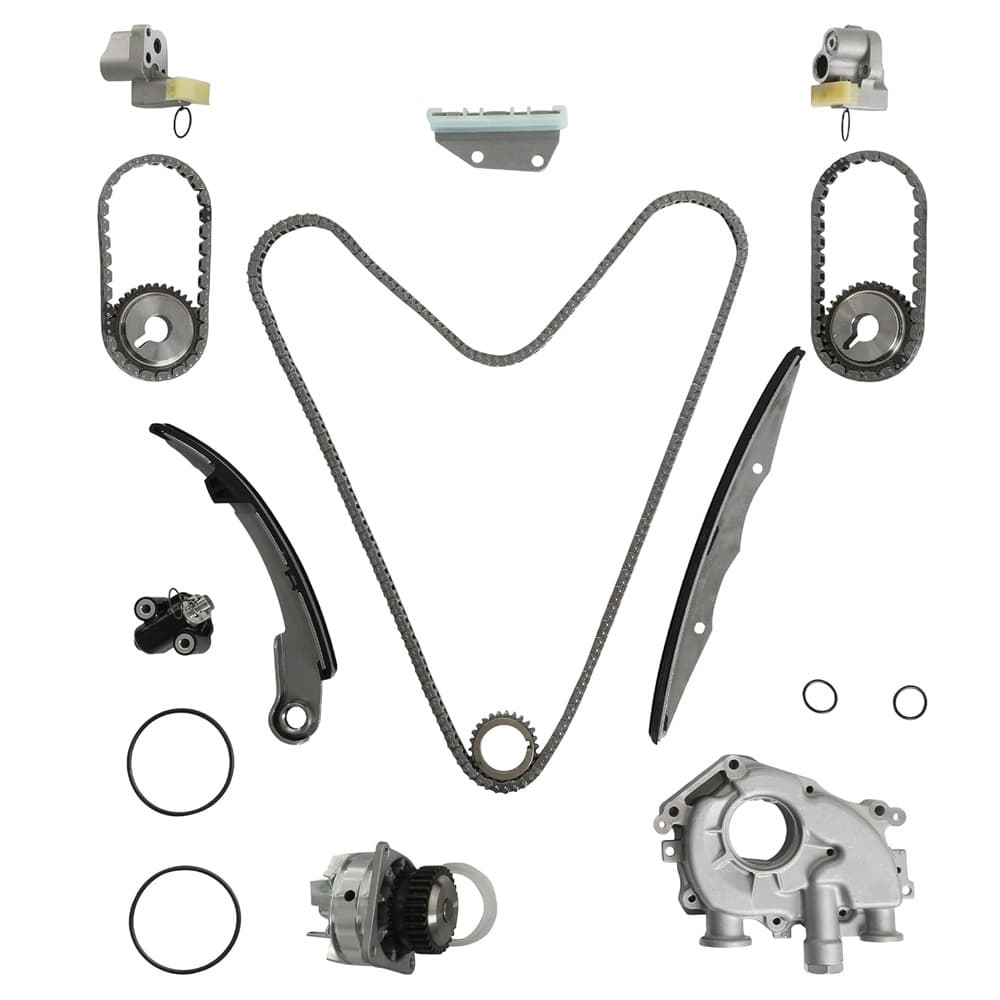 Complete Timing Chain Kit Gears Water Oil Pump For Nissan VQ40DE 4.0L V6
