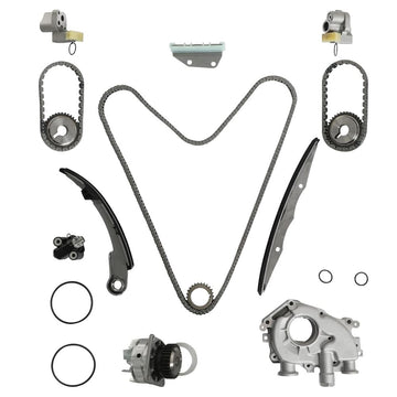 Complete Timing Chain Kit Gears Water Oil Pump For Nissan VQ40DE 4.0L V6
