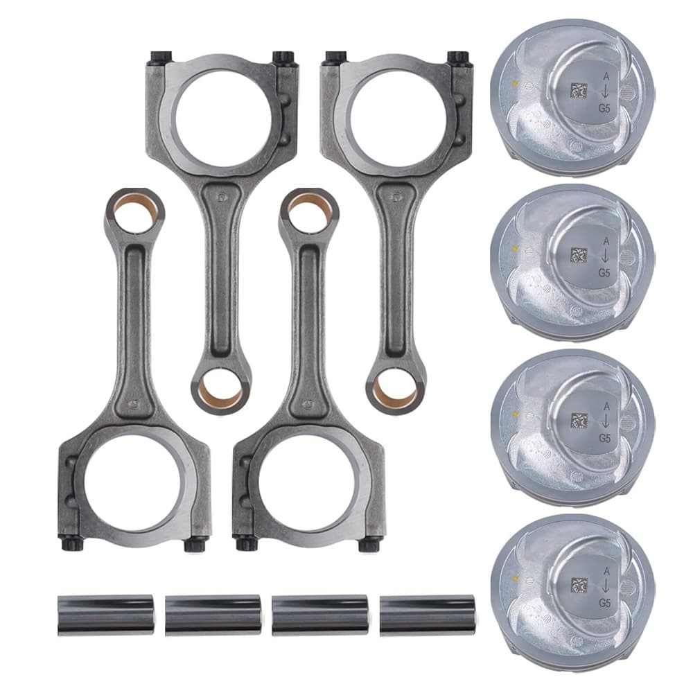 Direct-fit rebuild kit for Hyundai G4KF 2.0T L4 engine, covering 2010–2012 model years with crankshaft and head gasket components engineered to match OEM specifications.