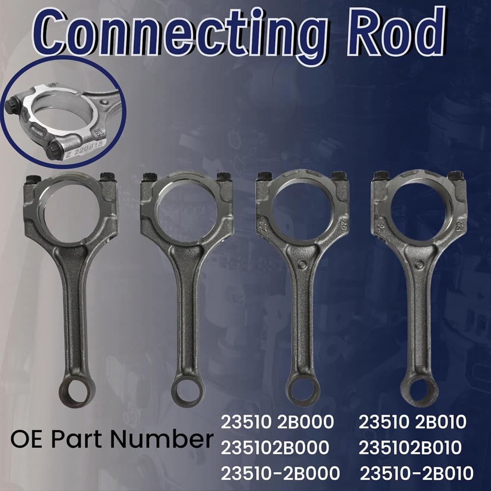 G4FD 1.6L Crankshaft Connecting Rod & Piston Assembly Kit