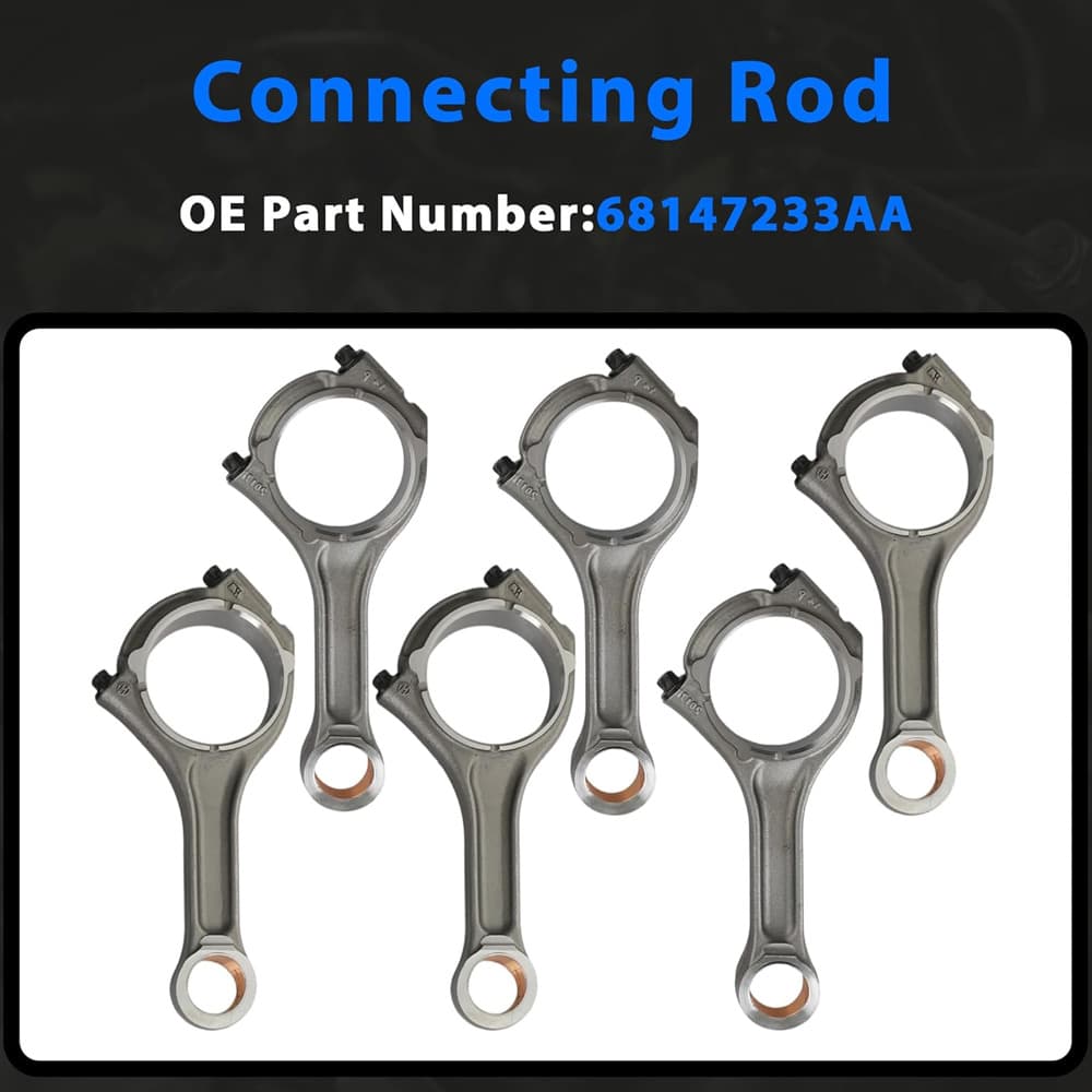 3.0L diesel connecting rod set fits Jeep Grand Cherokee Dodge Ram 1500 2014-2019

