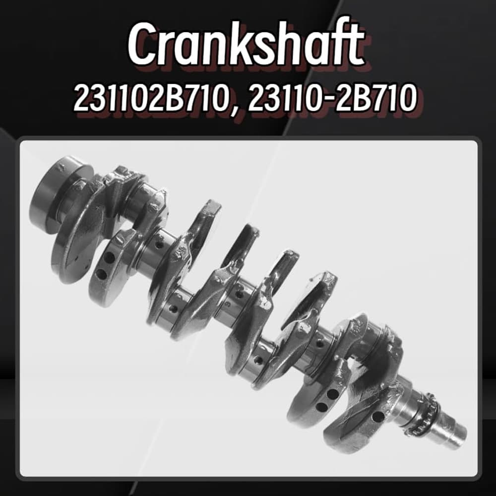 Engine crankshaft piston and connecting rod kit compatible with 2011-2022 Hyundai and Kia G4FJ 1.6L Turbo models, including Tucson, Kona, Sonata, Elantra, Ceed, Forte, K5, Sportage, and Seltos.