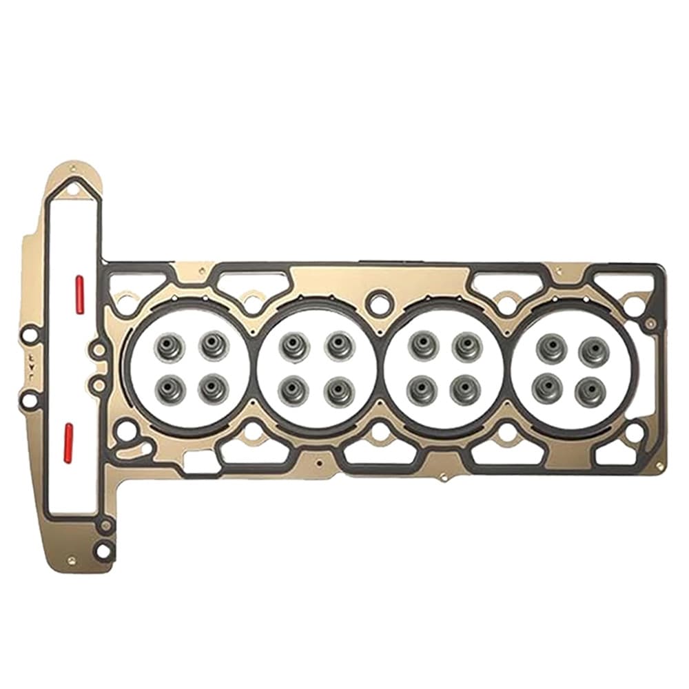 Replacement head gasket kit fit for 2010-2017 GM 2.4L L4 Ecotec models, comes with cylinder head bolts and valve set.