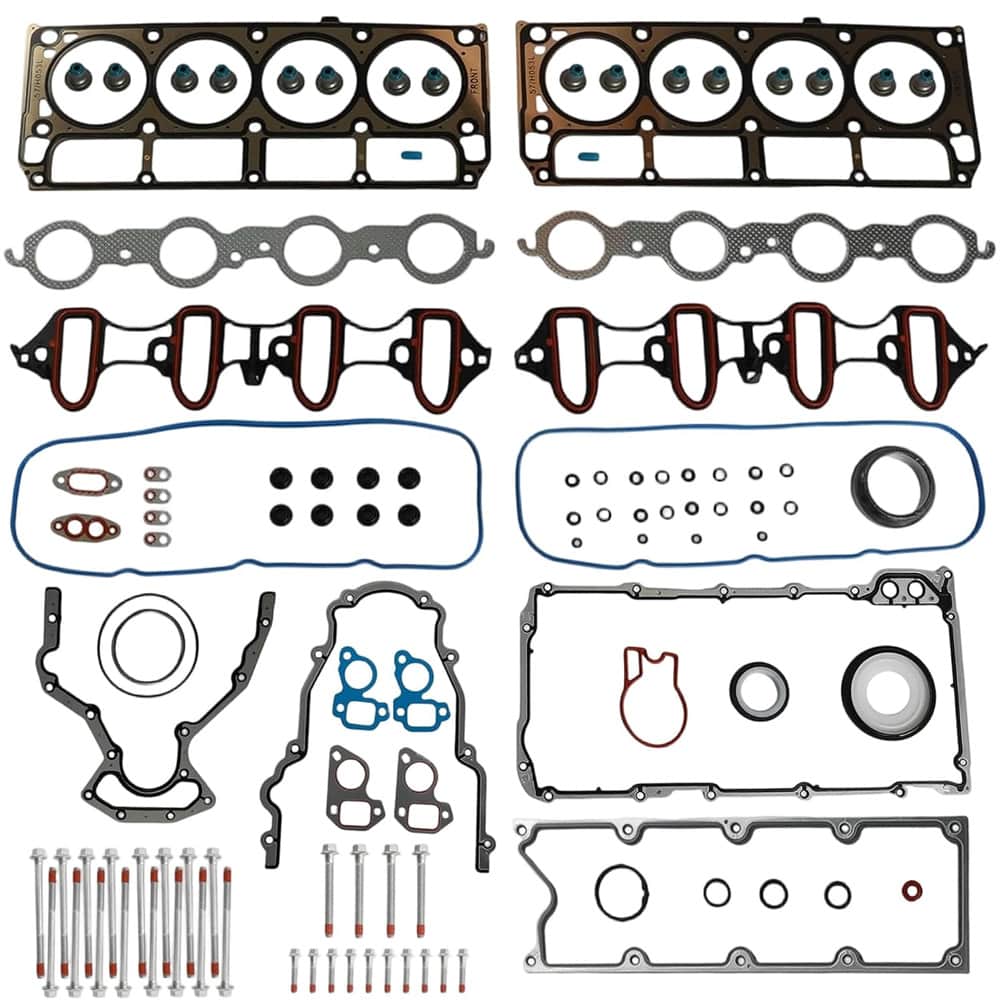 HS26191PT Cylinder Head Gasket Kit with Bolts for GM Chevy GMC 4.8L 5.3L 6.0L V8 Engines (2002-2011)