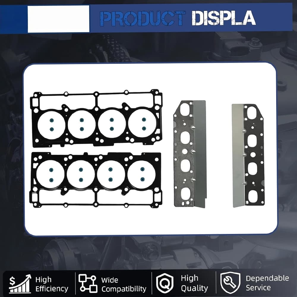 5.7 Hemi MDS camshaft lifter kit plus complete gasket set. Retains MDS system, fixes lifter failure, tick noise & oil leaks for Jeep Dodge Chrysler Ram.