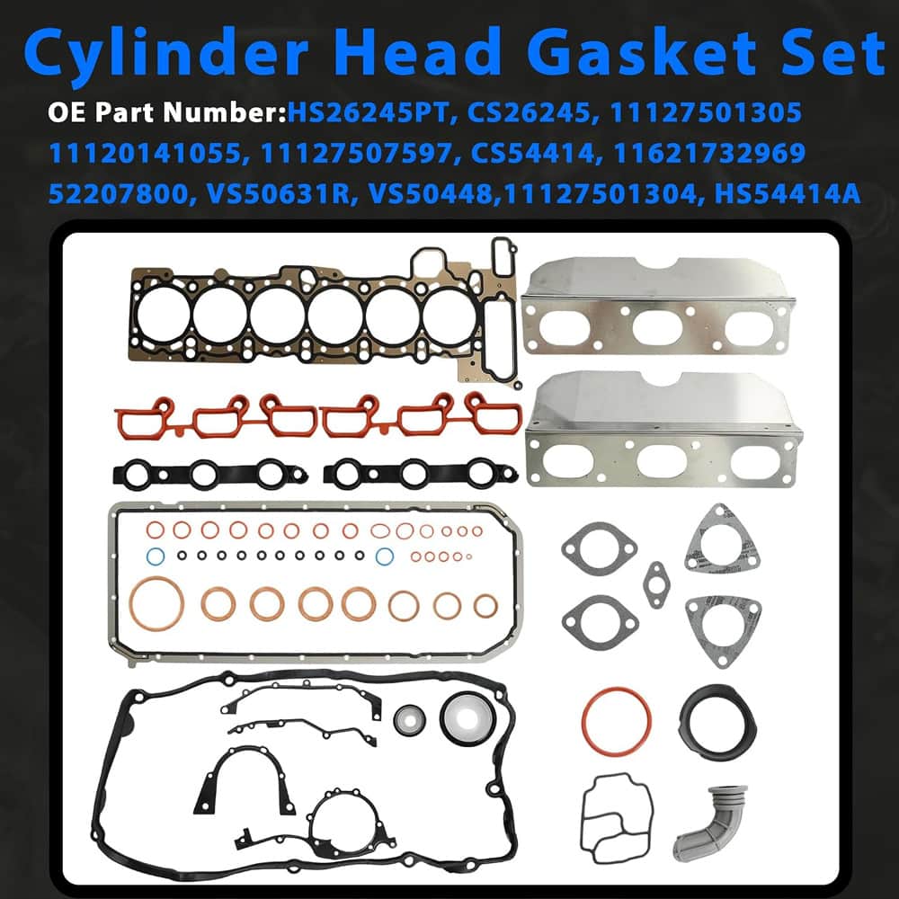 M54 Head Gasket & Timing Chain Kit | 2.5L‑3.0L for BMW E46 E39 E53 325i 330i 525i X3 X5