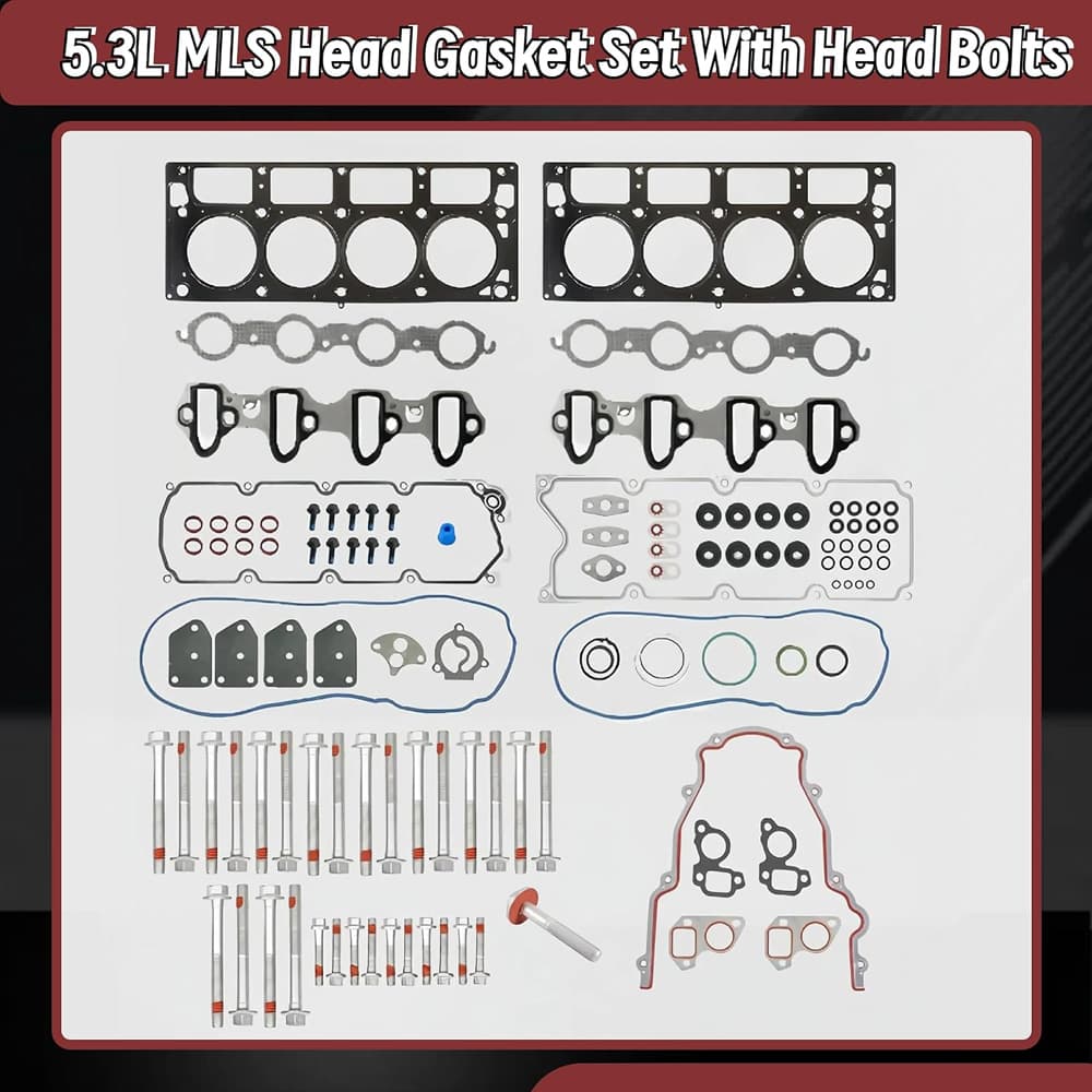 5.3 non-AFM camshaft lifter MLS head gasket bolt oil pump timing chain kit for Silverado Avalanche repair
