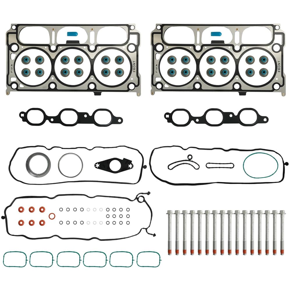 4.3L Cylinder Head Gasket Set Fit Chevy Silverado GMC Sierra 1500 2014-2021 GM V6 Engine Overhaul Seal Kit
