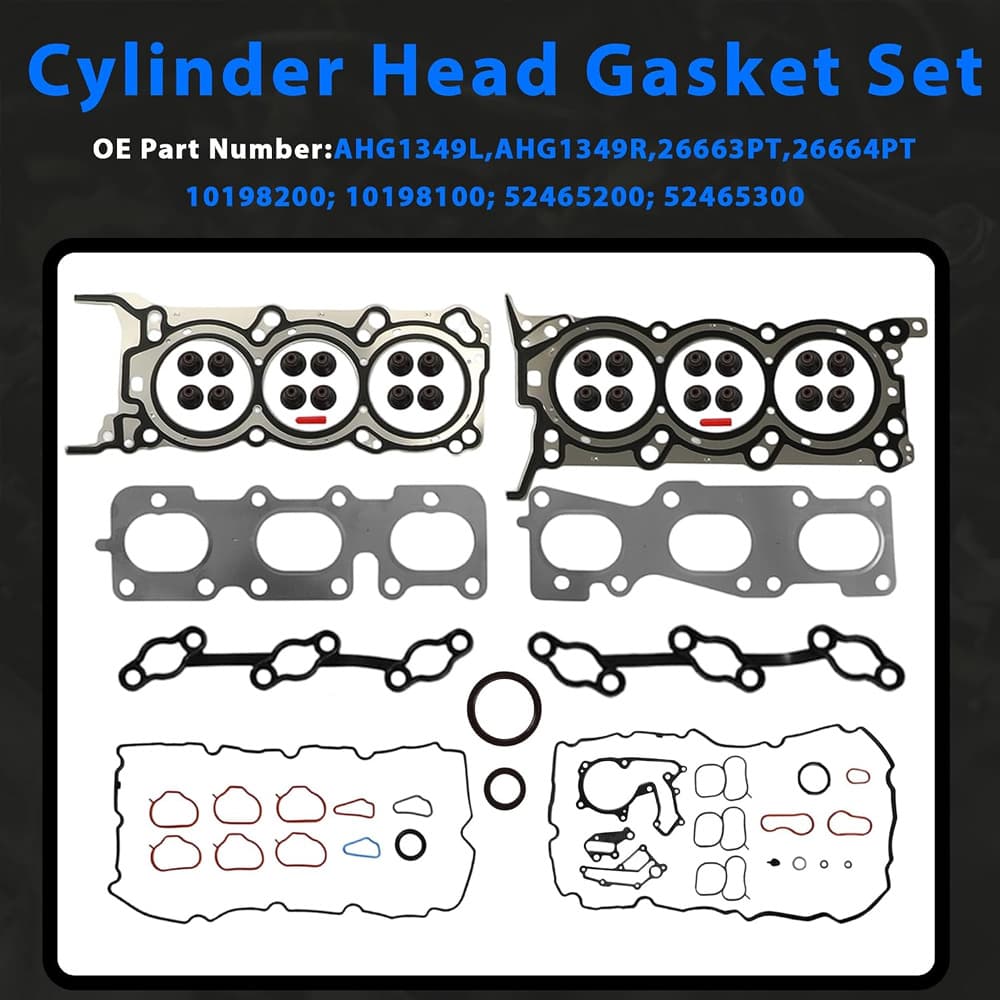 G6DH 3.3L Cylinder Head Gasket Set Fit Hyundai Santa Fe Azera Kia Sorento Sedona Cadenza V6 Engine
