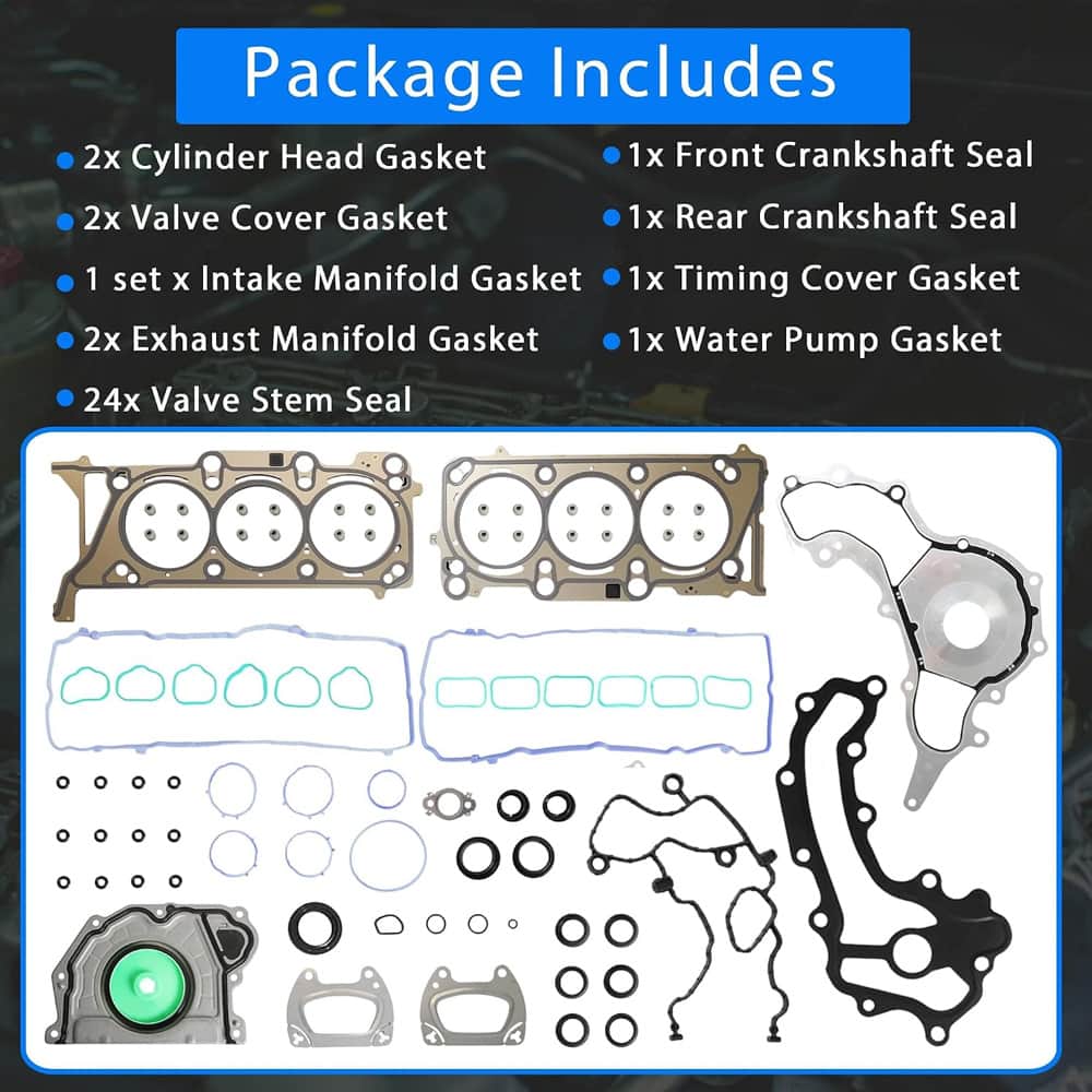 HGS1184 MLS cylinder head gasket set for 3.6L Pentastar V‑6 engine. Fits Chrysler Pacifica, Dodge Durango, Jeep Gladiator, Grand Cherokee, Ram Promaster 2016‑2024.