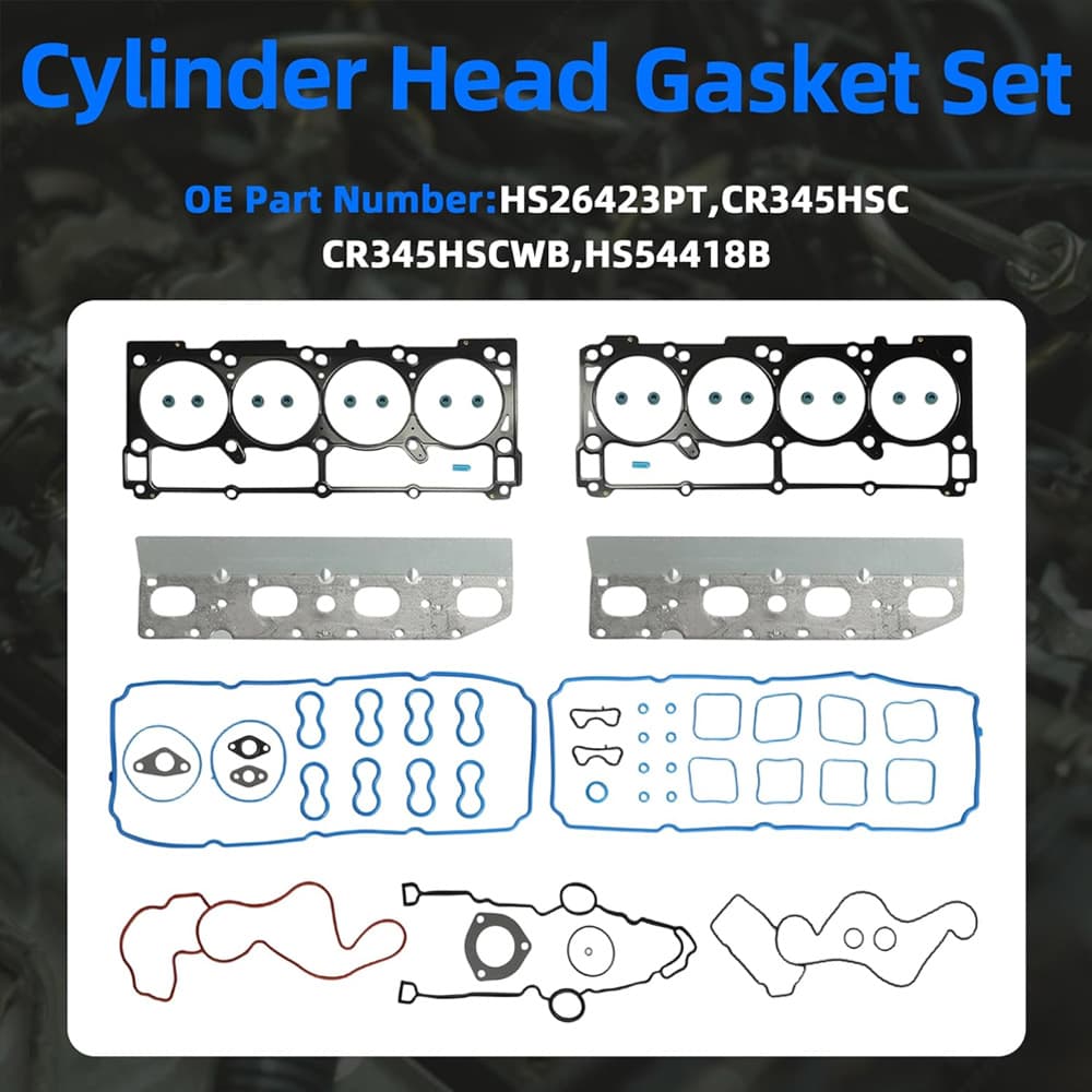 5.7L HEMI Cylinder Head Gasket Replacement Kit For Jeep Dodge Chrysler
