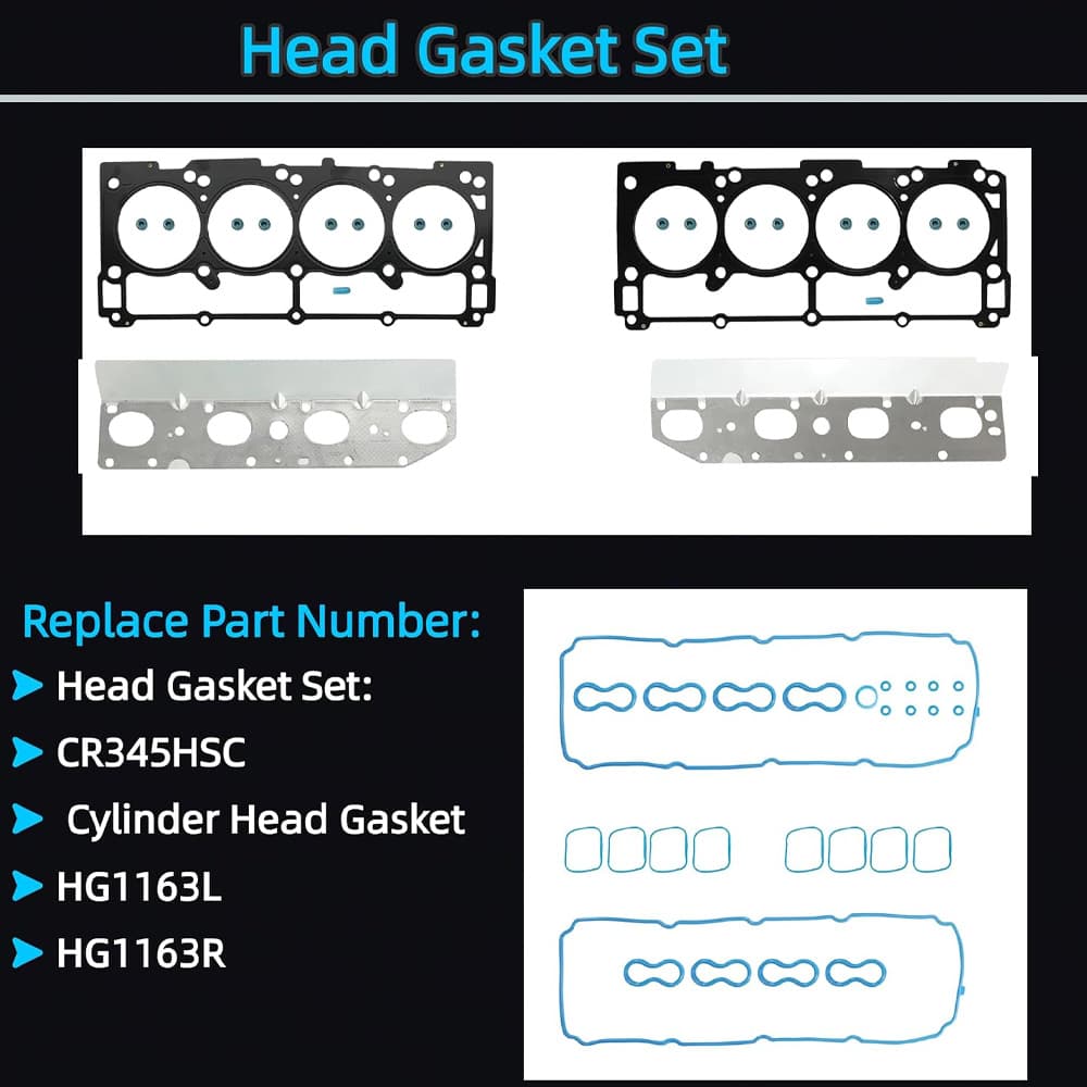 Cylinder Head Gasket Set Fit Jeep 5.7L Hemi V8

