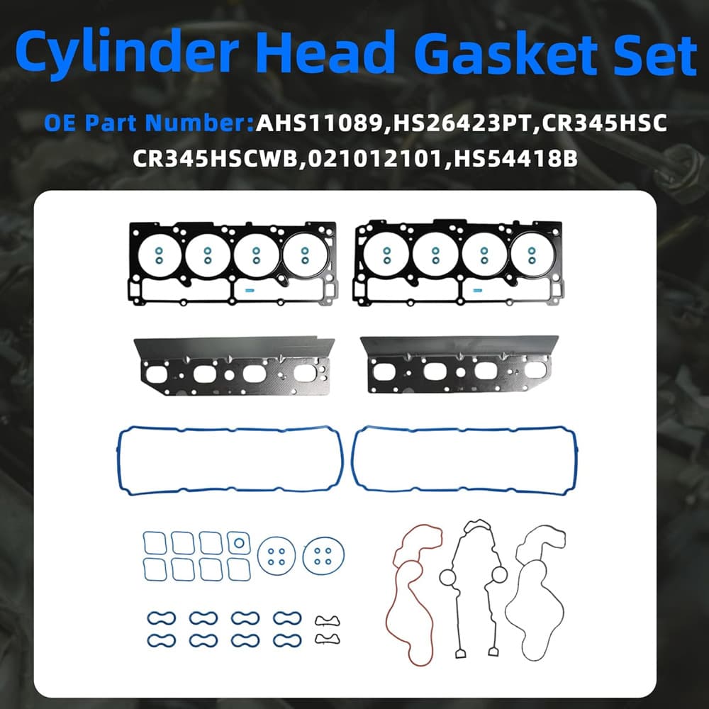 Complete 5.7L Hemi MDS engine repair kit including camshaft, MDS lifters, timing chain assembly, head gaskets and oil pump. Solves valvetrain ticking, timing failure and low oil pressure for Jeep, Dodge, Ram and Chrysler vehicles. 1-year warranty & free shipping.
