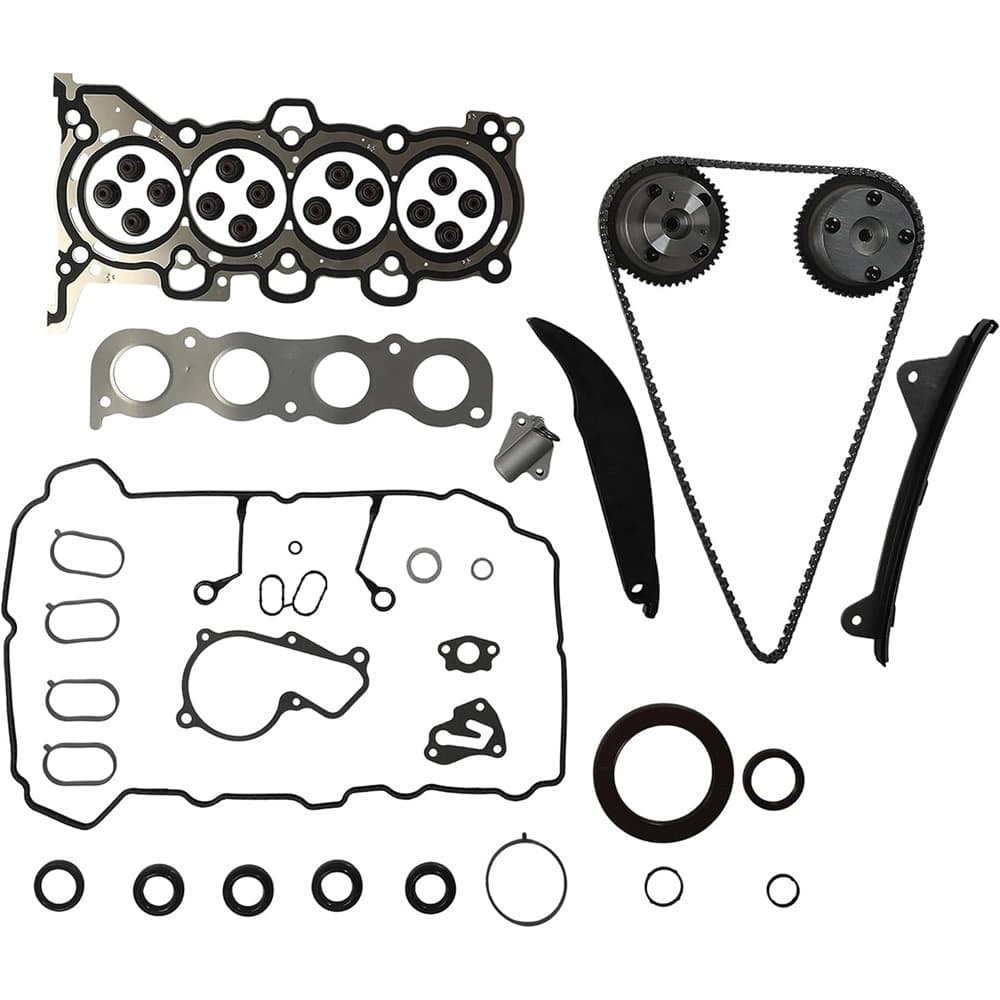 G4NB 1.8L full engine rebuild kit: crankshaft, pistons & rings, connecting rods, bearings, timing chain, VVT sprocket, valves. Fits Hyundai Elantra i30, Kia Forte 2011‑2016.