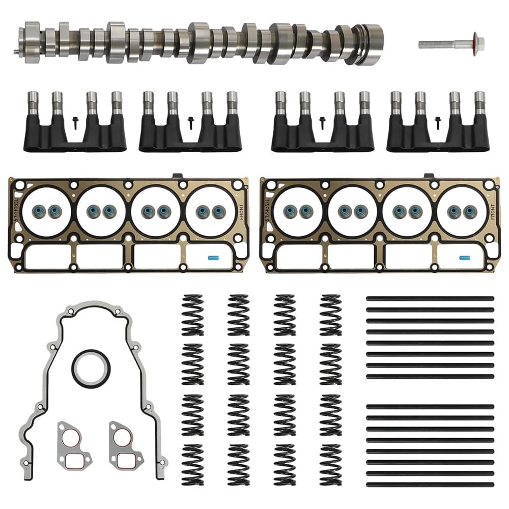 E1841P Sloppy Mechanics Stage 3 camshaft kit with valve springs, lifters, push rods and head gaskets
