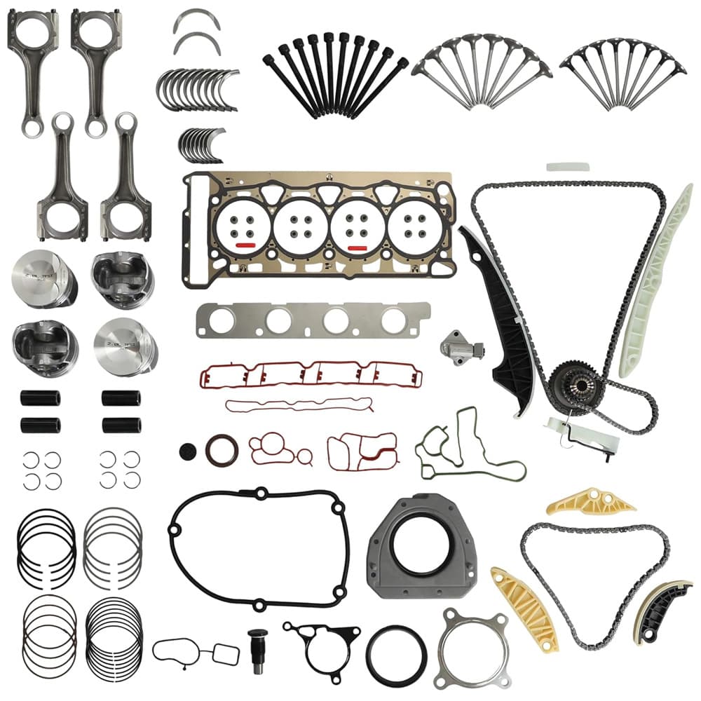 23mm piston timing chain set, EA888 Gen2 2.0L full engine repair kit for A4 Tiguan GTI