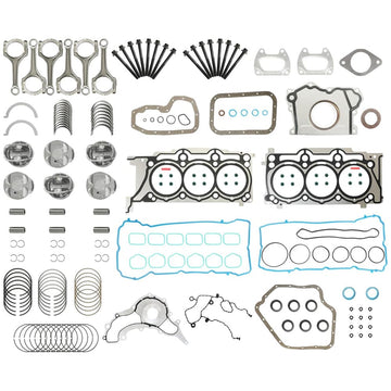 ERB 3.6L Pentastar Engine Rebuild Kit Pistons Rods Bearings Gaskets Head Bolts Fit Ram Jeep Dodge 2011-2019 OE 5184503AG
