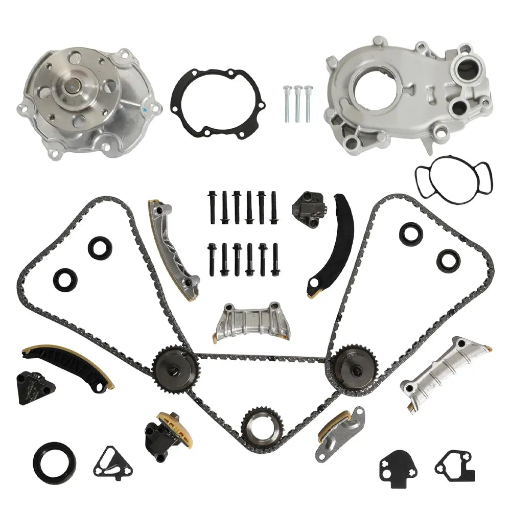 Timing Chain Kit with Water Pump & Oil Pump for Chevy GMC Cadillac 3.6L 3.0L 3.2L