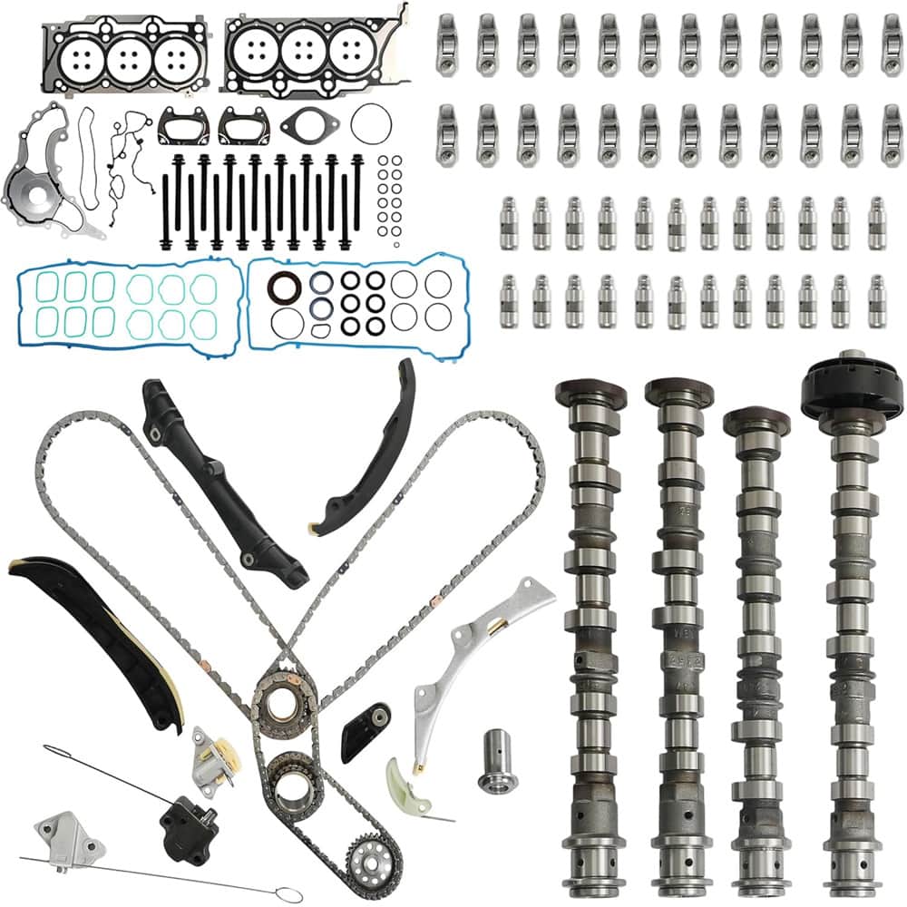 Camshaft Rocker Lifter Timing Chain Head Gasket Full Engine Rebuild Kit For 3.6L Pentastar V6