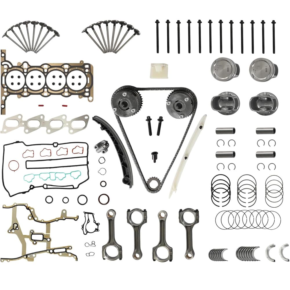 1.4L Turbo Full Rebuild Kit Head Gasket Bolt Timing VVT Sprocket Piston Ring Conrod Main Bearing For Cruze Encore 11-16
